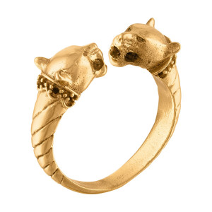 Sewit Sium Doubled Headed Lioness Ring