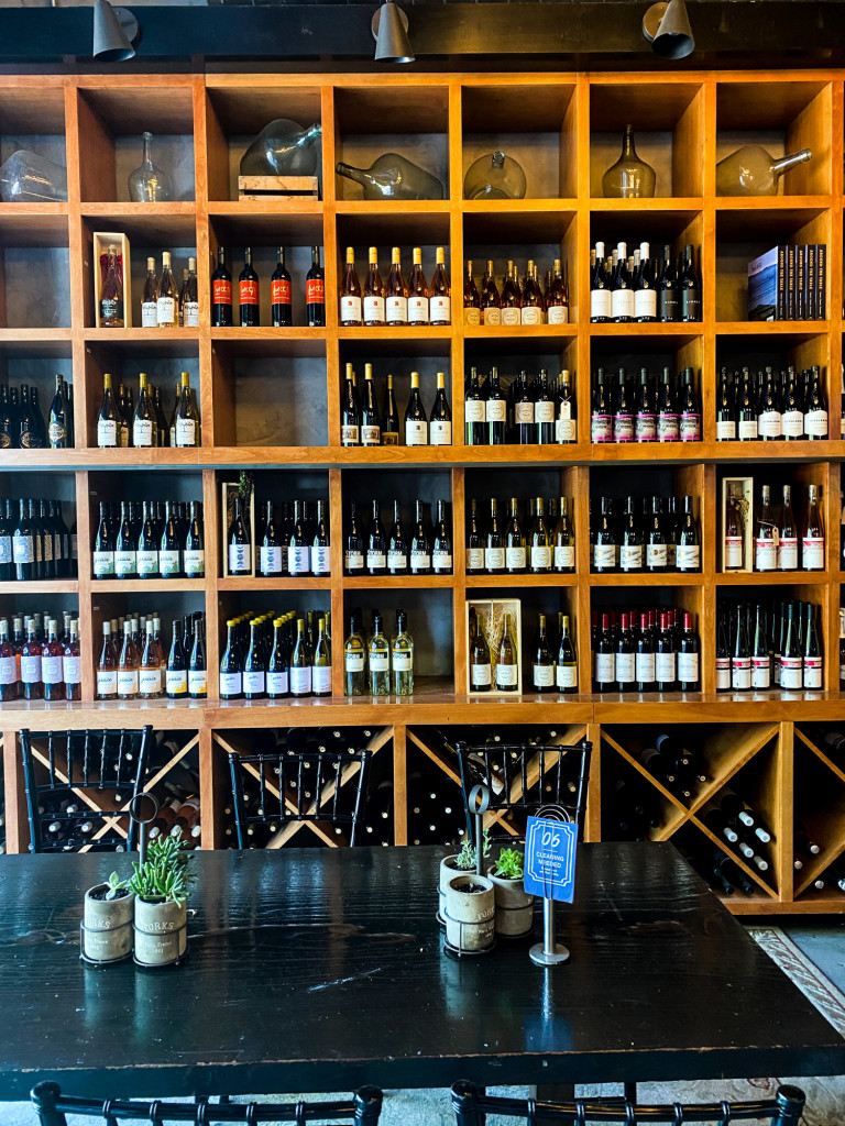 different wines in Helena Avenue Bakery 