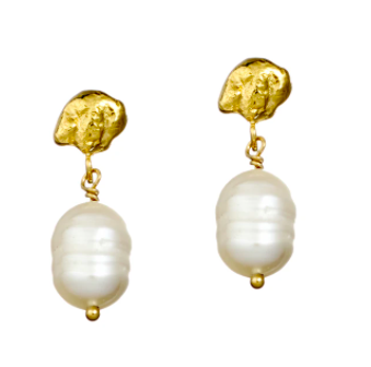 Holly Ryan Meteor Tear Drop Pearl Earrrings for current jewelry obession