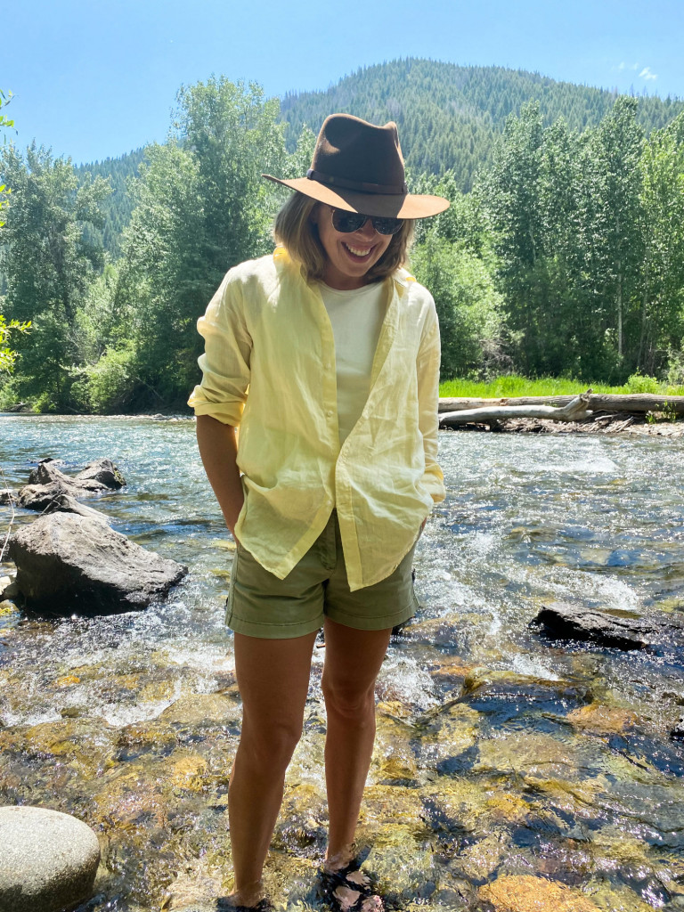 woman in the river sharing Guide to Ketchum Idaho