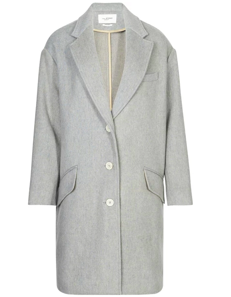 oversized grey coat