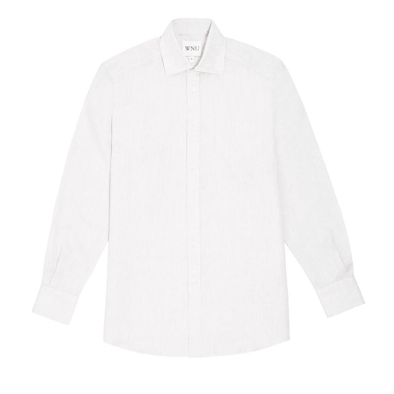 white linen boyfriend shirt 